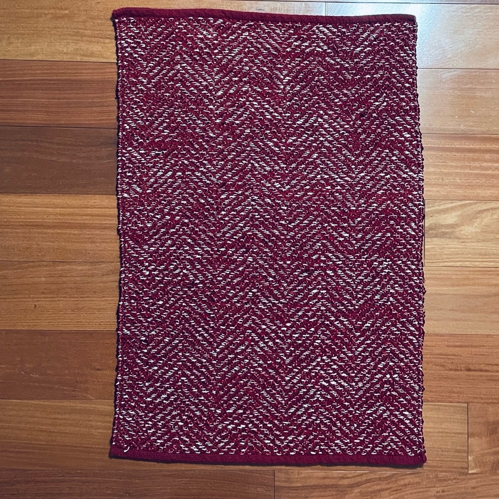 Good Weave Small Red Rug